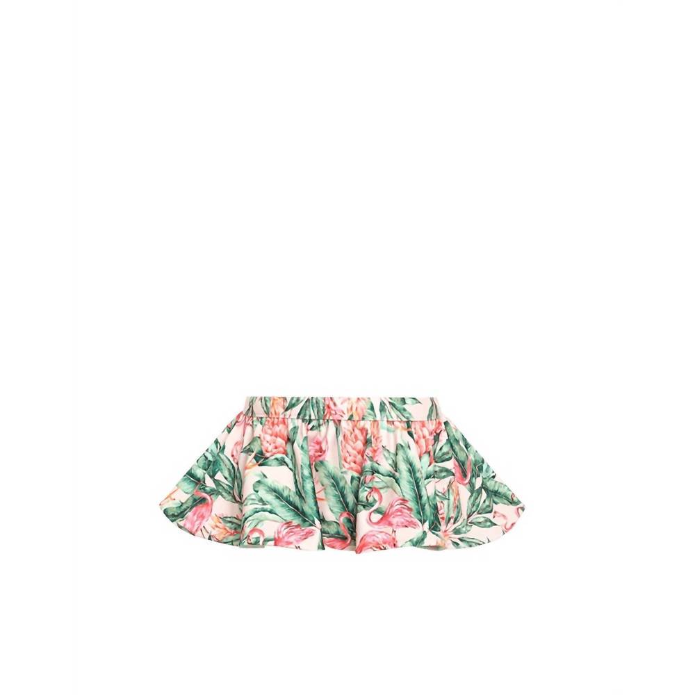 NEW LIA SAHARA women's reversible ruffle belt in welcome to miami + mint & blush